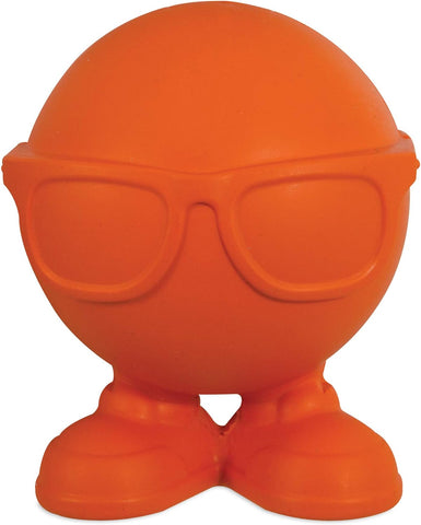 JW Pet Hipster Dog Chew Toy Large, Orange