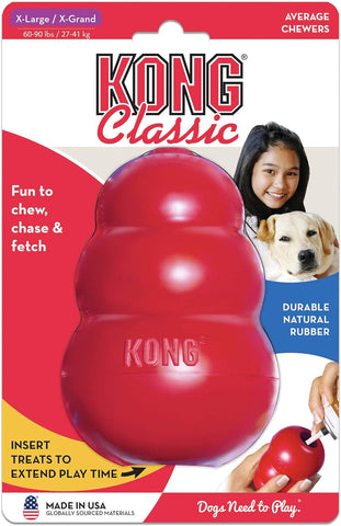 Kong Classic, X-Large Dog Chew Toy, Red