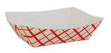 Basketweave Food Tray, 1#, 1000/Case